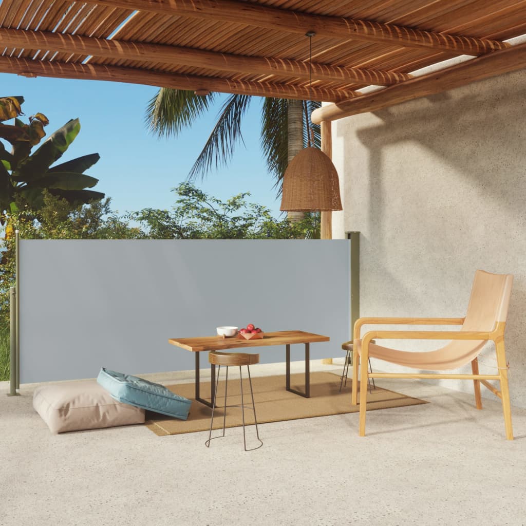 vidaXL Patio Retractable Side Awning Garden Privacy Screen Shade Multi Colors