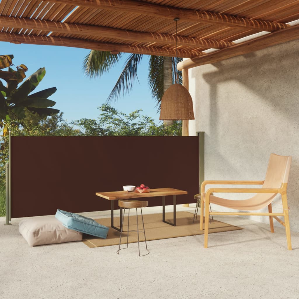 vidaXL Patio Retractable Side Awning Garden Privacy Screen Shade Multi Colors
