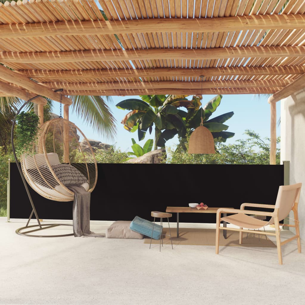vidaXL Patio Retractable Side Awning Garden Privacy Screen Shade Multi Colors