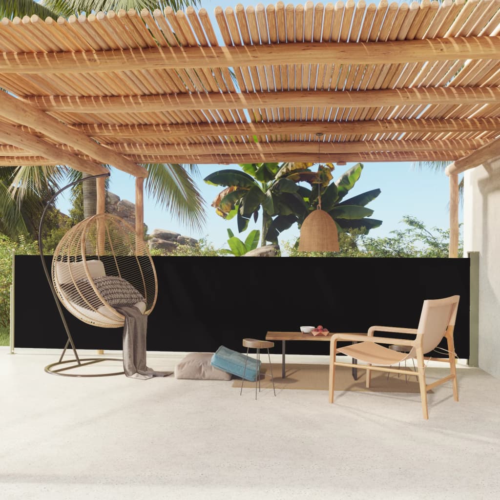 vidaXL Patio Retractable Side Awning Garden Privacy Screen Shade Multi Colors