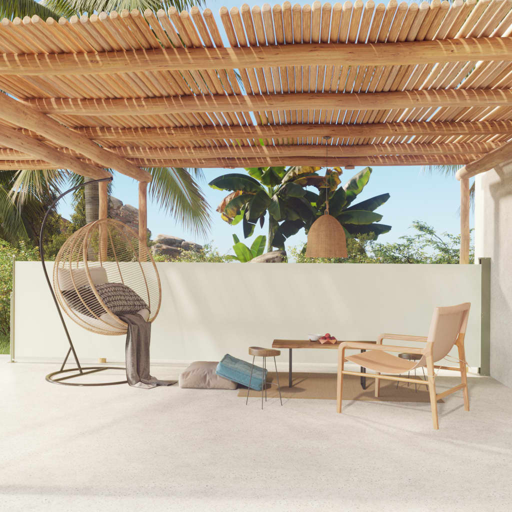 vidaXL Patio Retractable Side Awning Garden Privacy Screen Shade Multi Colors