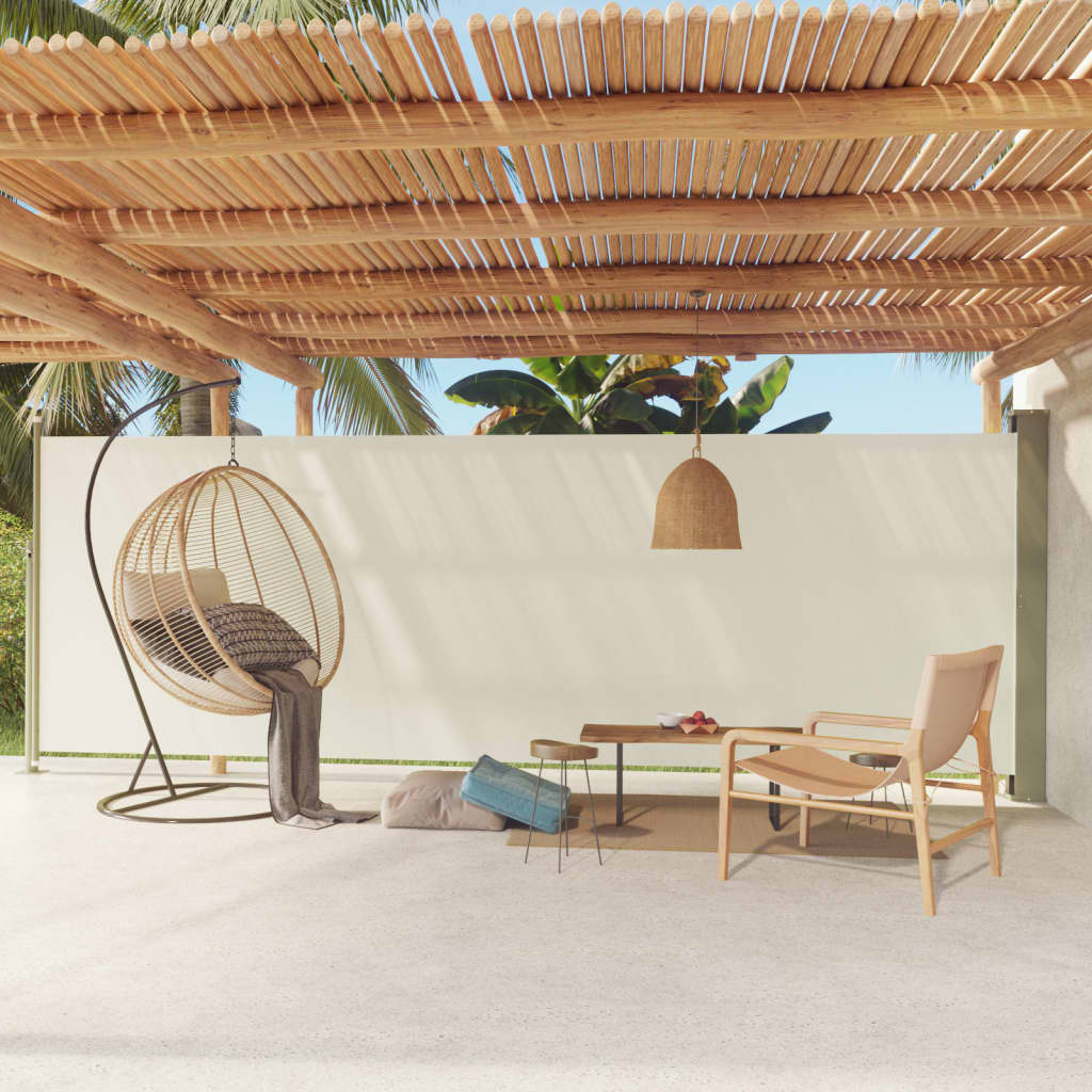 vidaXL Patio Retractable Side Awning Garden Privacy Screen Shade Multi Colors