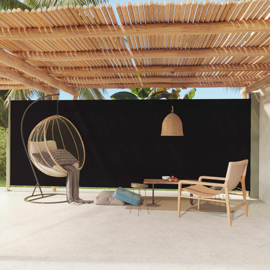 vidaXL Patio Retractable Side Awning Garden Privacy Screen Shade Multi Colors