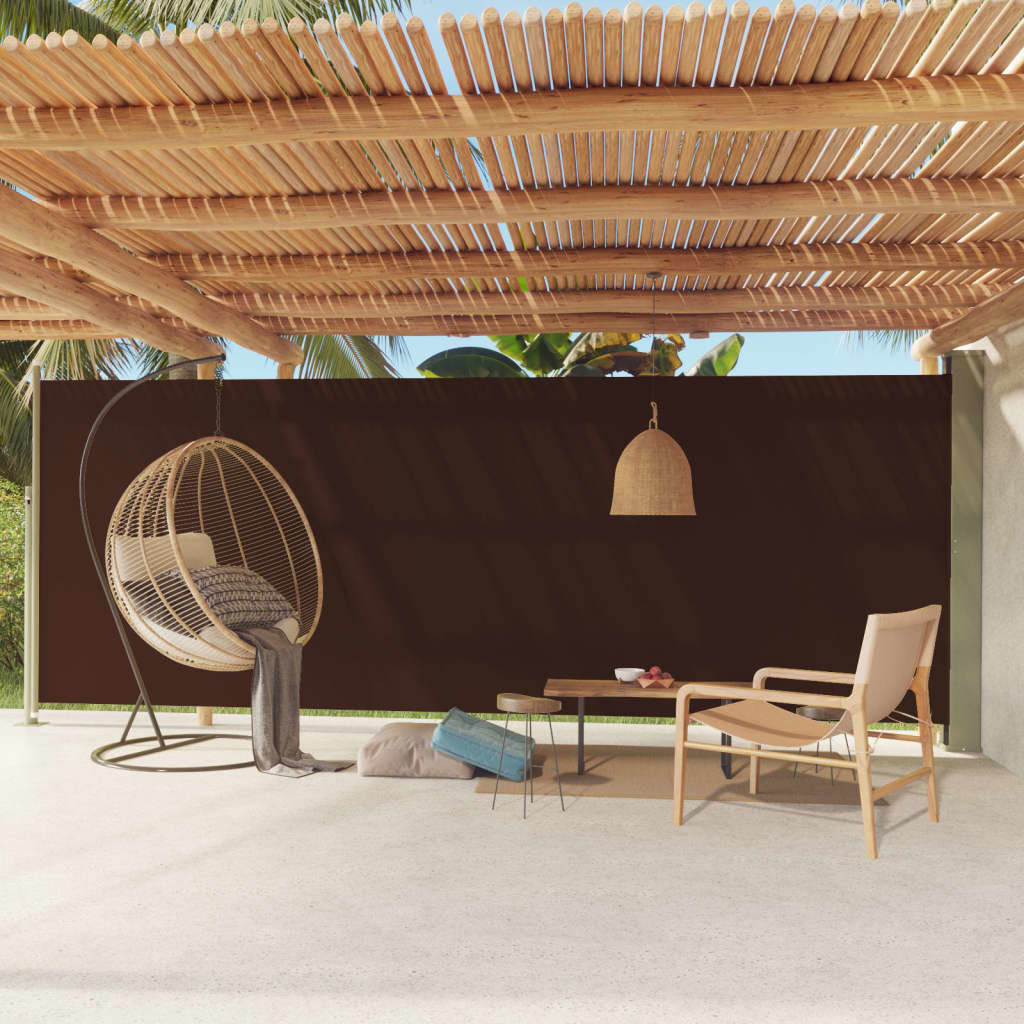 vidaXL Patio Retractable Side Awning Garden Privacy Screen Shade Multi Colors