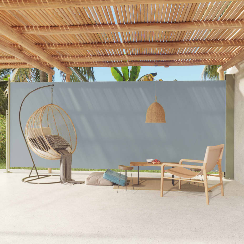 vidaXL Patio Retractable Side Awning Garden Privacy Screen Shade Multi Colors