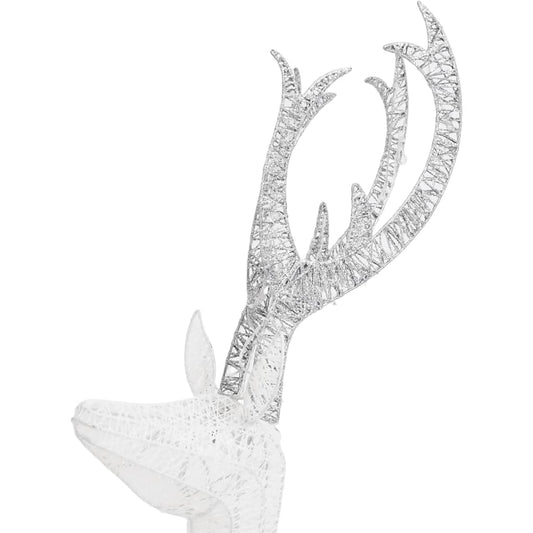 vidaXL Christmas Decoration Pre-Lit Christmas Reindeer Family with 201 LEDs